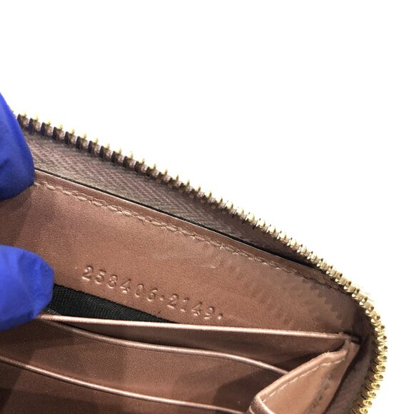 Gucci Beige Micro Guccissima Zip Around Long Wallet Sku#84596 (Gently used) - Picture 14 of 14